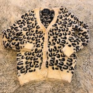 leopard print cardigan